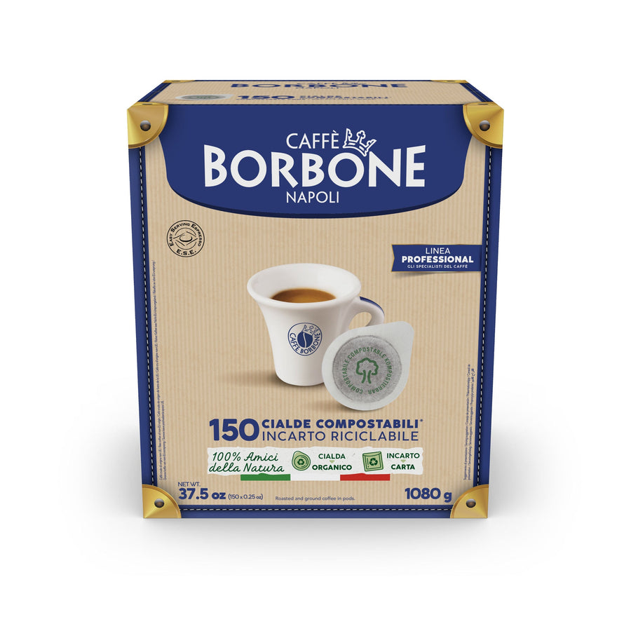 Confezione da 150 cialde compostabili Caffè Borbone Miscela Rossa, linea Professional, 1080 g