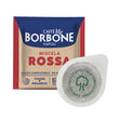Cialda ESE 44 mm Caffè Borbone Miscela Rossa: la busta e la cialda in carta filtro
