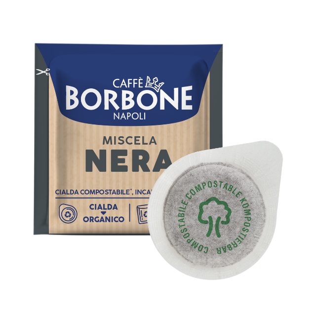 Cialde ESE 44mm – Borbone Nera (150pz)